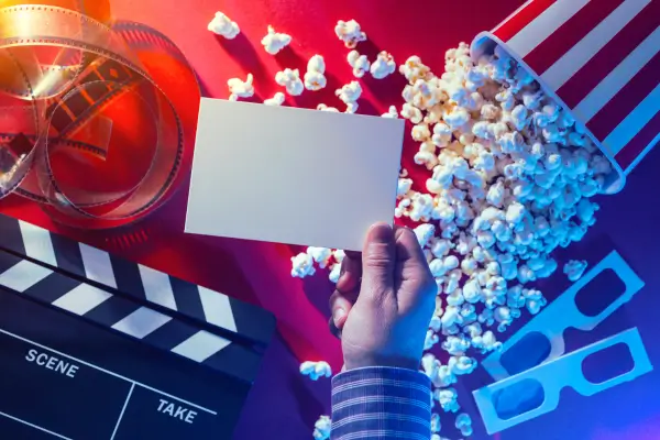 Filme de Aventura nas Férias de Inverno com Cartões de Previsão do Final com Recompensa Surpresa