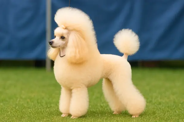 Quadro de Rotina Cruzada Diária para Poodle Miniatura que Participa de Exposições Amadoras de Conformação